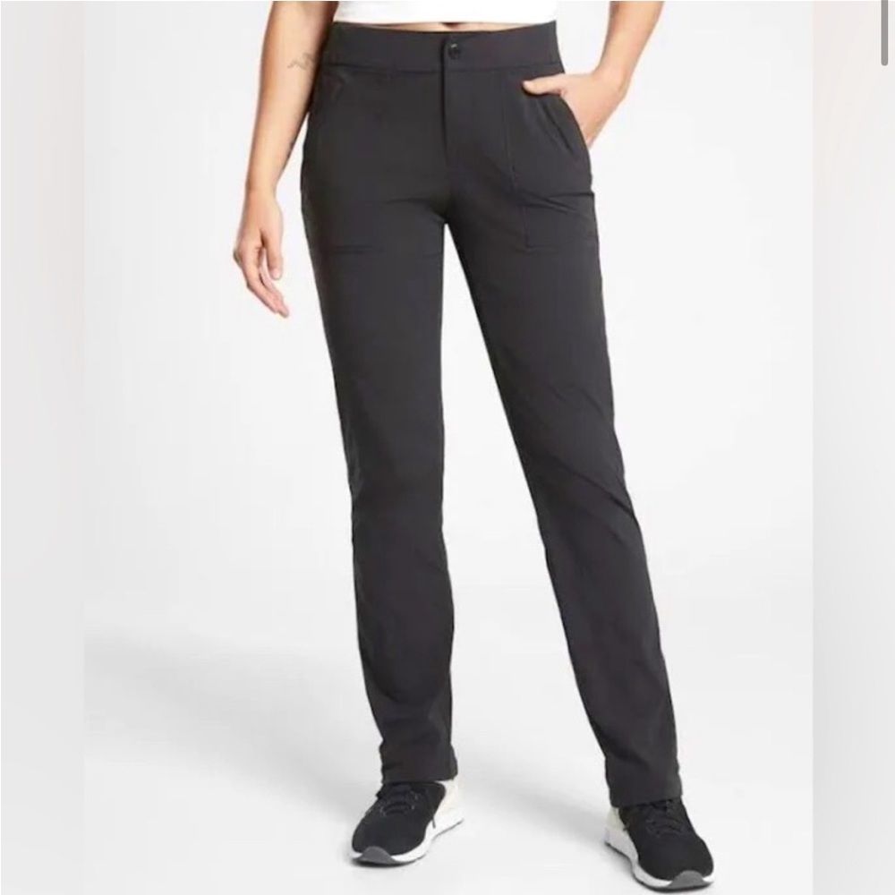 Athleta Trekkie Hike Pants in Black Womens Plus size 26 Nylon Ripstop UPF